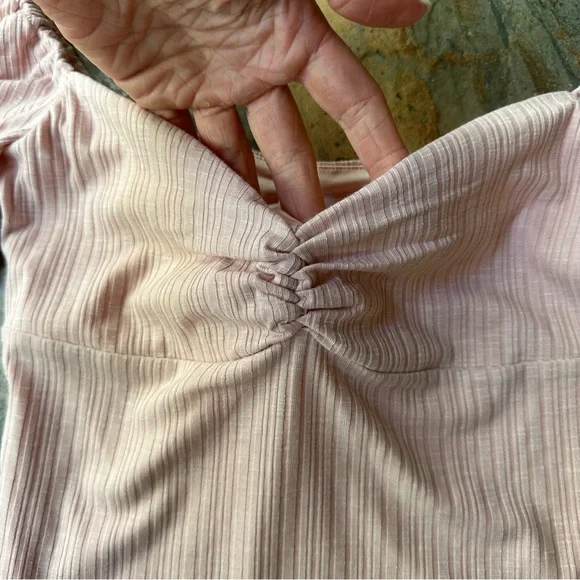 Privacy Please Olive Bodysuit in Pink Lemonade NWT Women’s Size XS - Picture 6 of 13